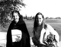Geri with Anais Nin in the 70s